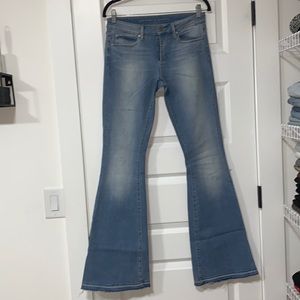 Articles of Society Light Wash Flared Jeans